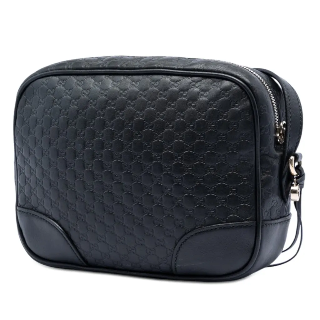 Gucci Microguccissima Bree Crossbody Black Leather Very good - Back View