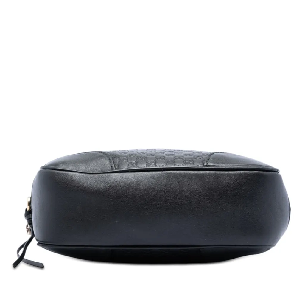 Gucci Microguccissima Bree Crossbody Black Leather Very good - Inside View