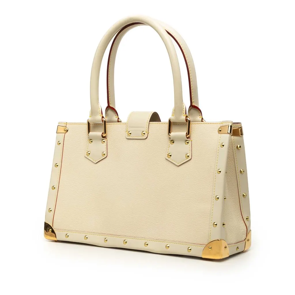 Louis Vuitton Suhali Le Fabuleux White Leather Very good - Back View