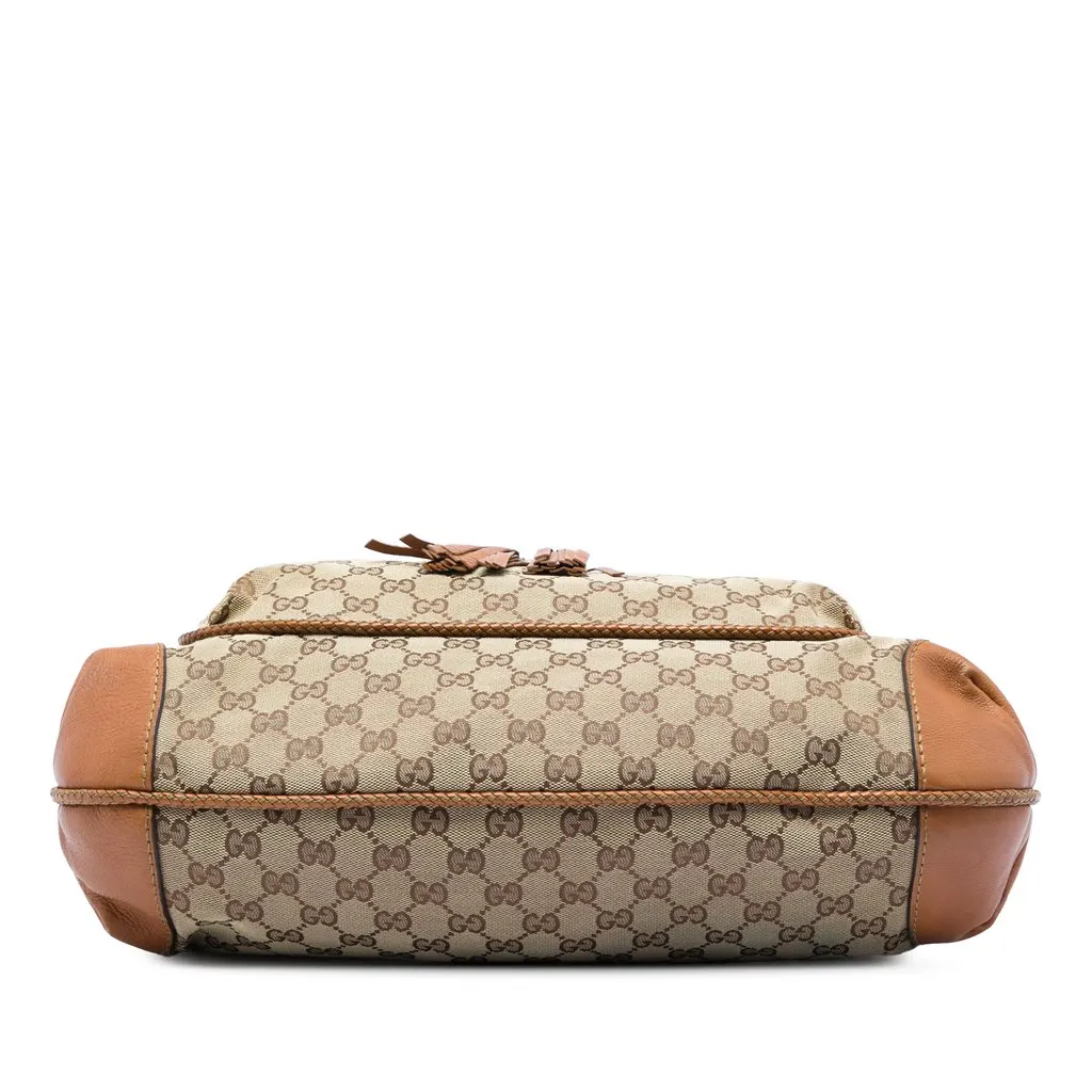 Gucci GG Canvas Marrakech Shoulder Bag Beige Very good - Inside View