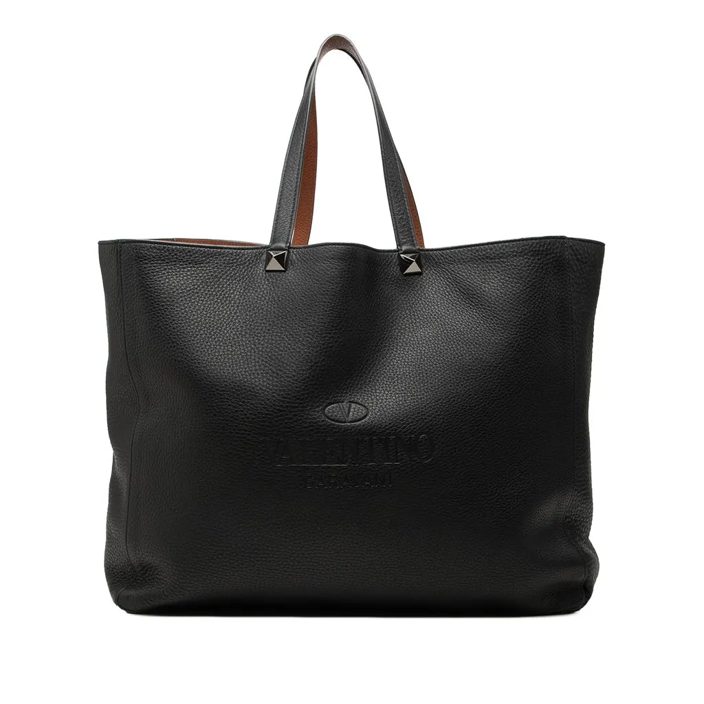 Valentino Leather Rockstud Reversible Identity Tote