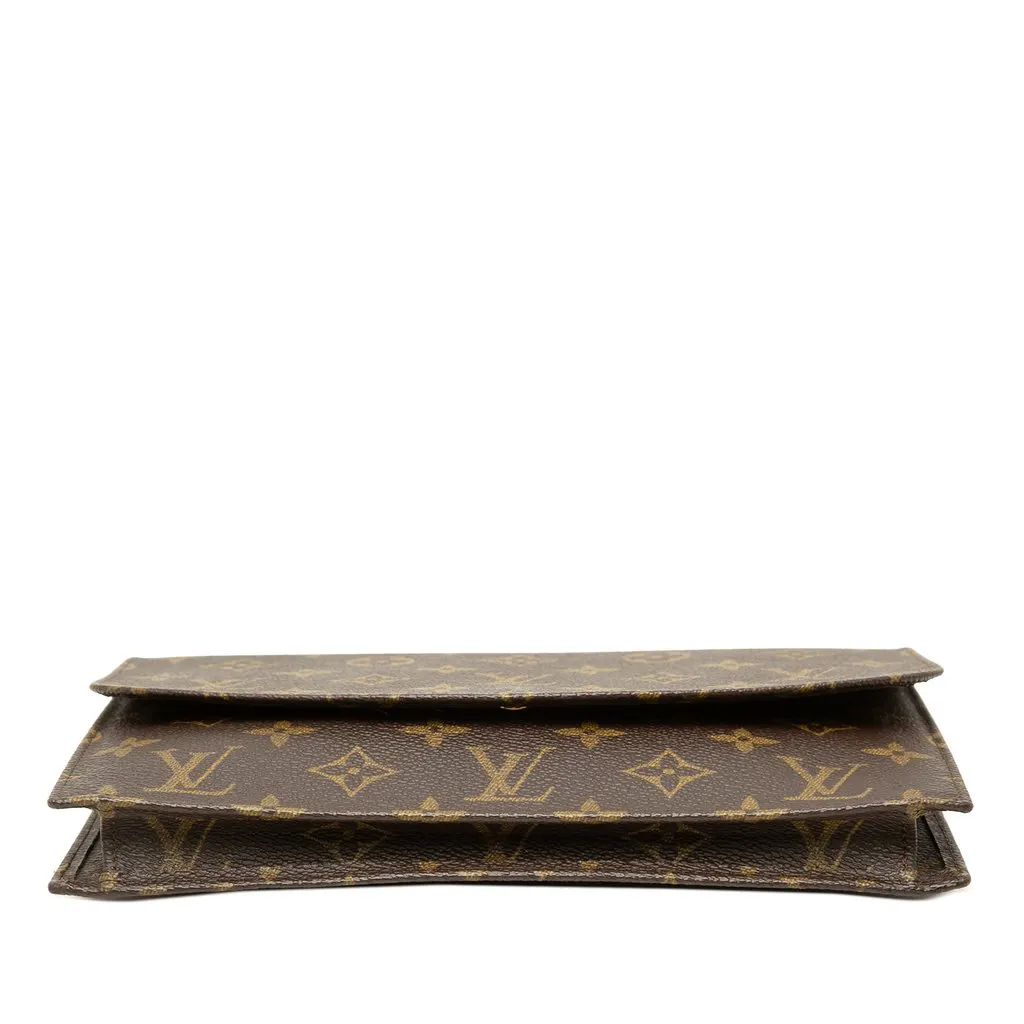 Louis Vuitton Monogram Pochette Rabat 23 Brown Canvas Good - Inside View