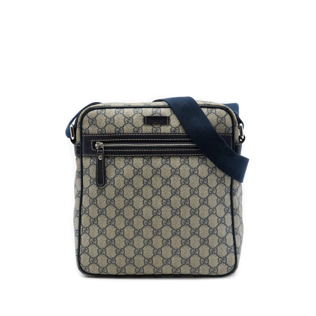 Gucci GG Supreme Crossbody Beige Very good - Front View