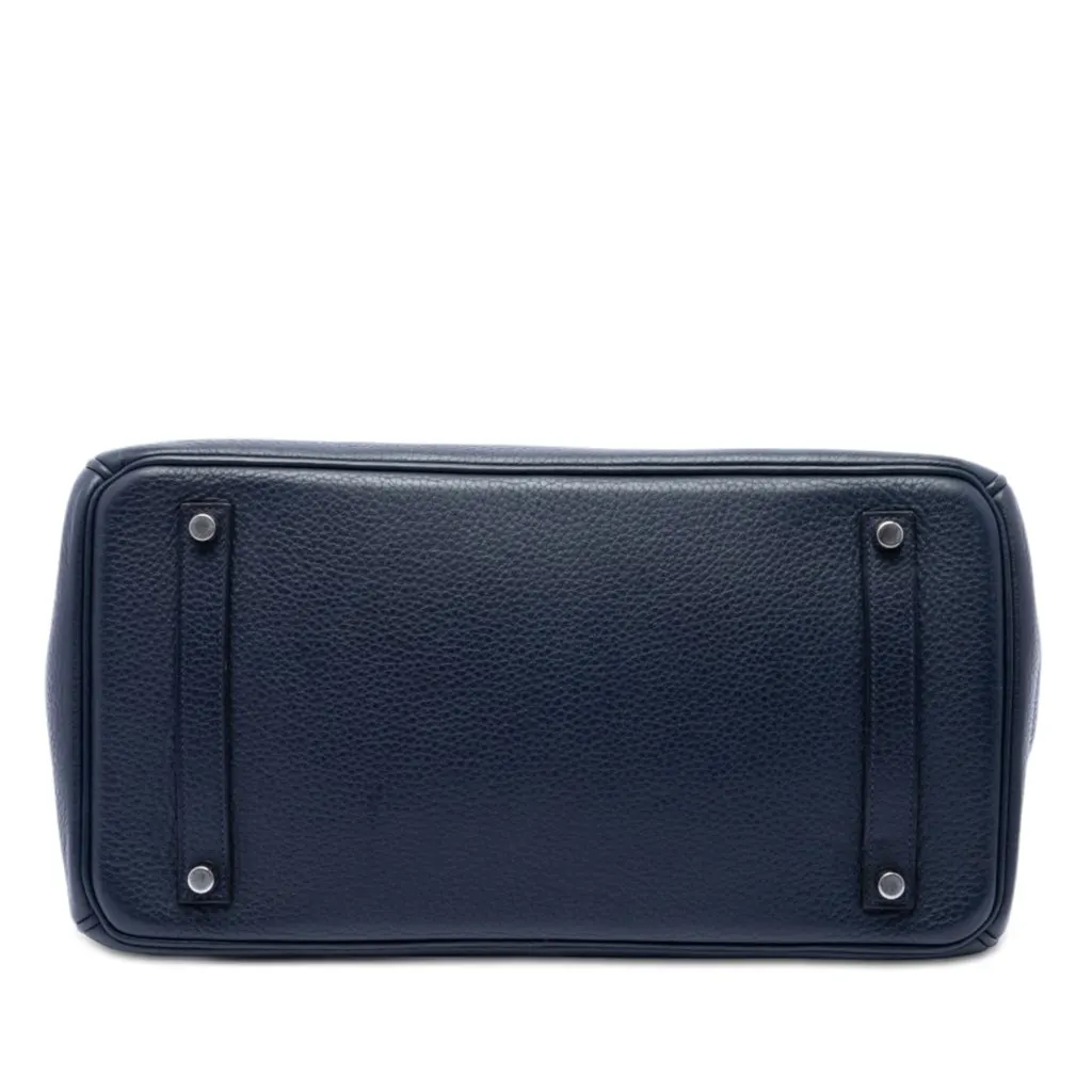 Hermès Togo Birkin Retourne 35 Blue Leather Very good - Inside View
