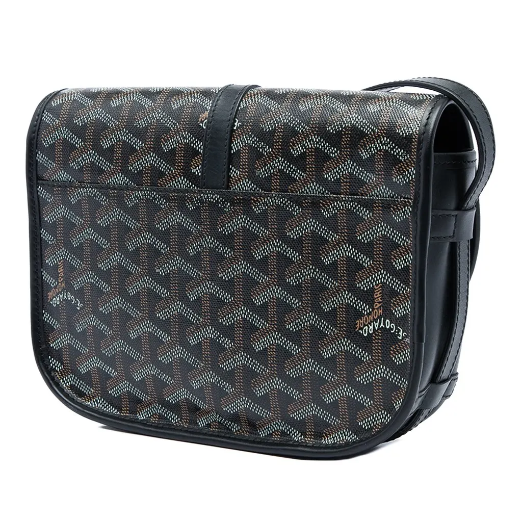 Goyard Goyardine Belvedere II PM Black Canvas Good - Back View
