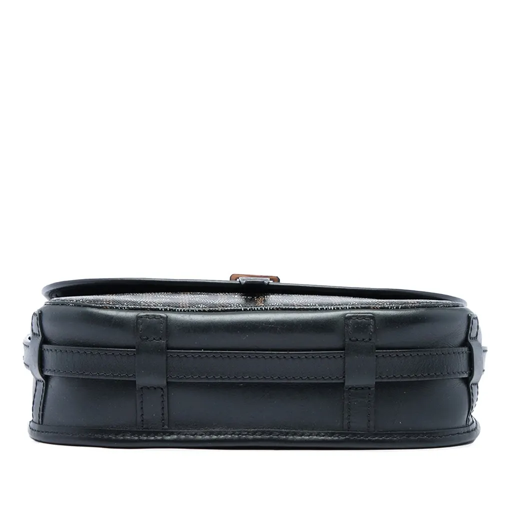 Goyard Goyardine Belvedere II PM Black Canvas Good - Inside View
