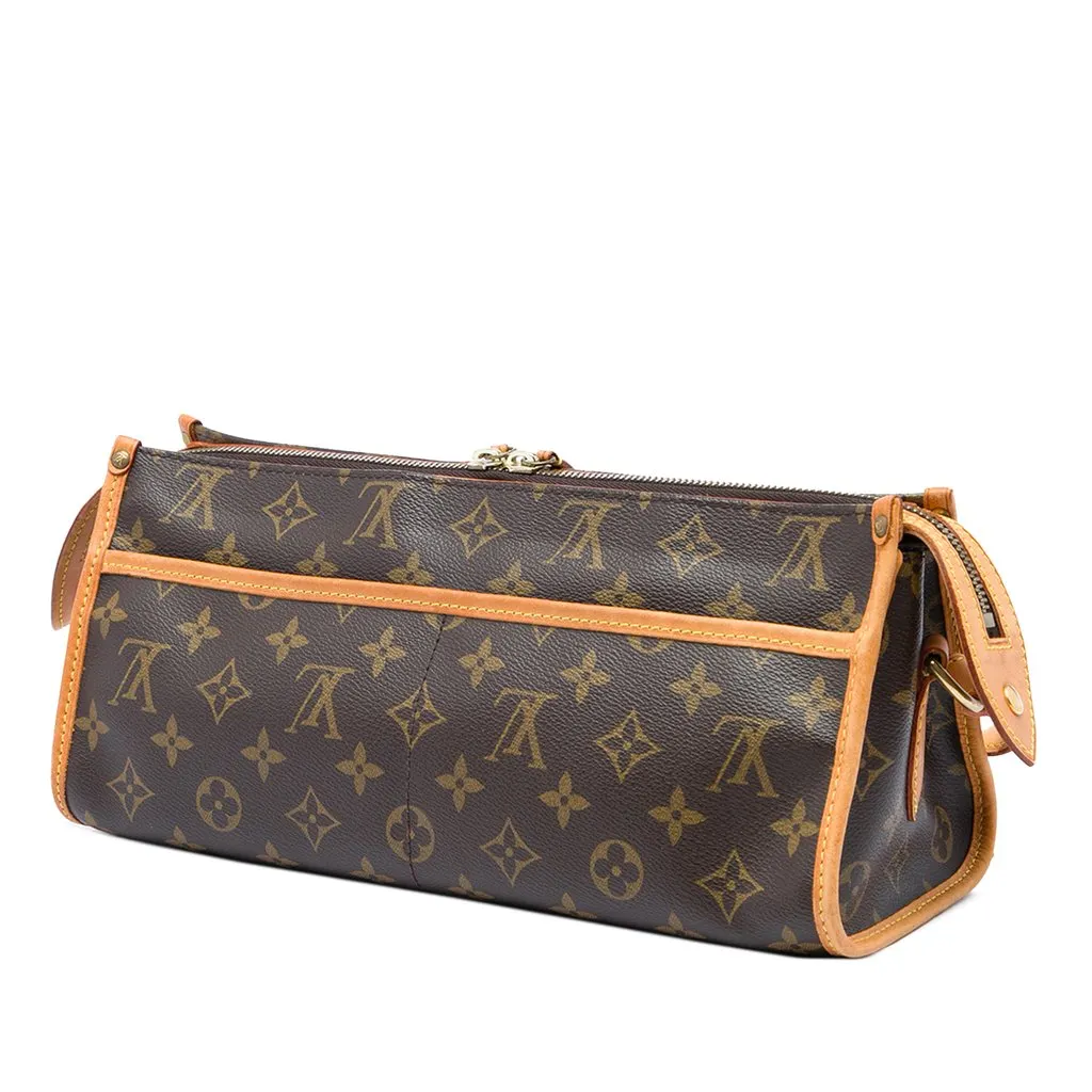 Louis Vuitton Monogram Popincourt Long Brown Canvas Very good - Back View