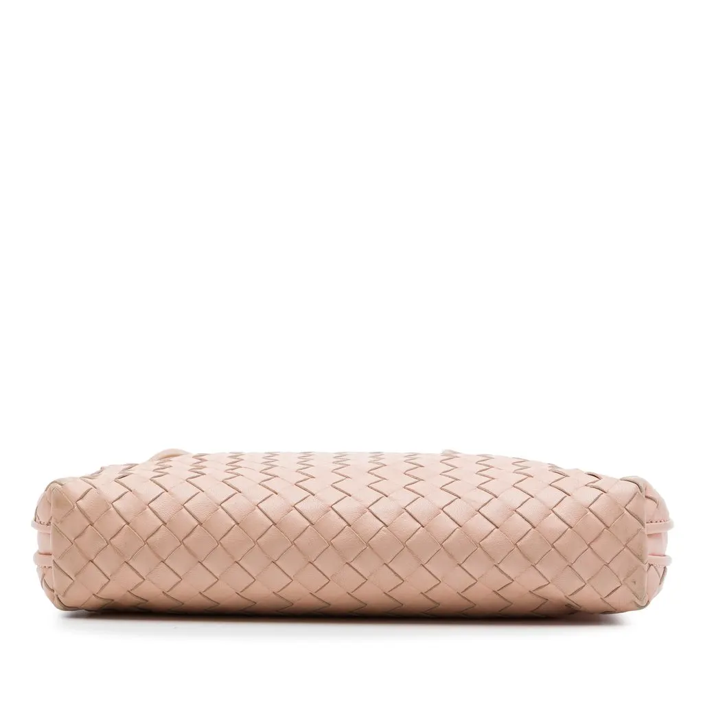 Bottega Veneta Nappa Intrecciato Nodini Crossbody Pink Leather Very good - Inside View