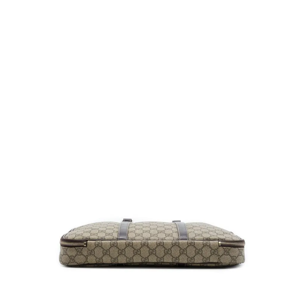 Gucci GG Supreme Business Bag Beige Very good - Inside View