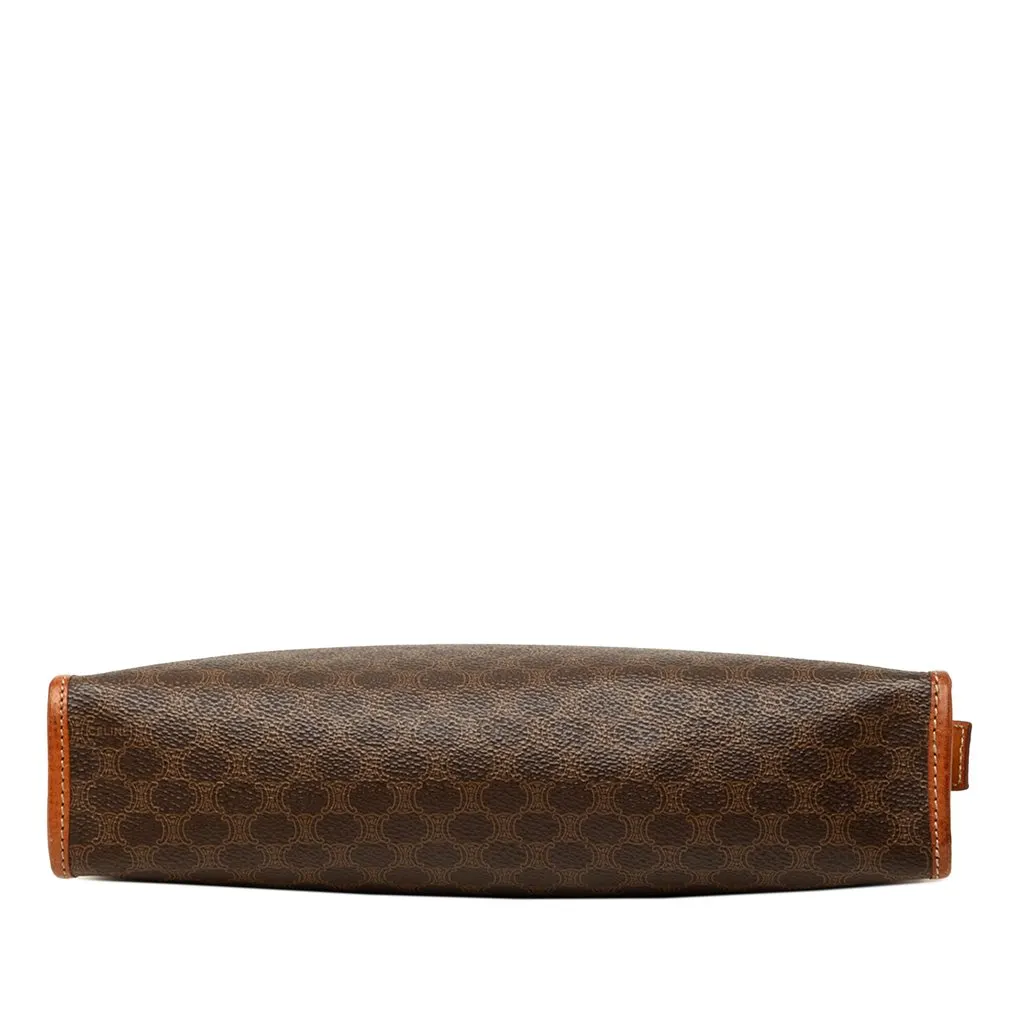 Celine Macadam Coated Canvas Clutch Brown Canvas Very good - Inside View
