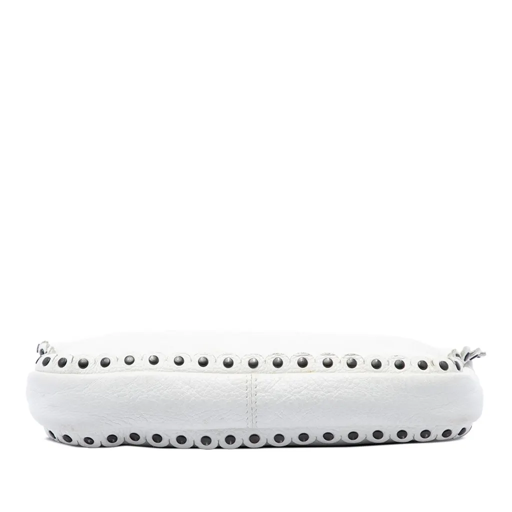 Dior Leather Bohemian Shoulder Bag White Leather Very good - Inside View