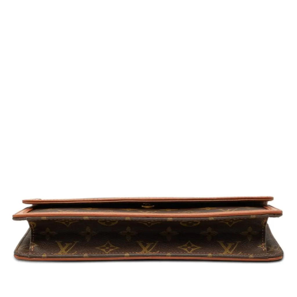 Louis Vuitton Monogram Pochette Dame PM Brown Canvas Good - Inside View