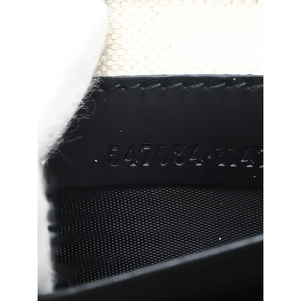 Gucci GG Supreme Wolf Clutch Black Canvas Very good - Box View