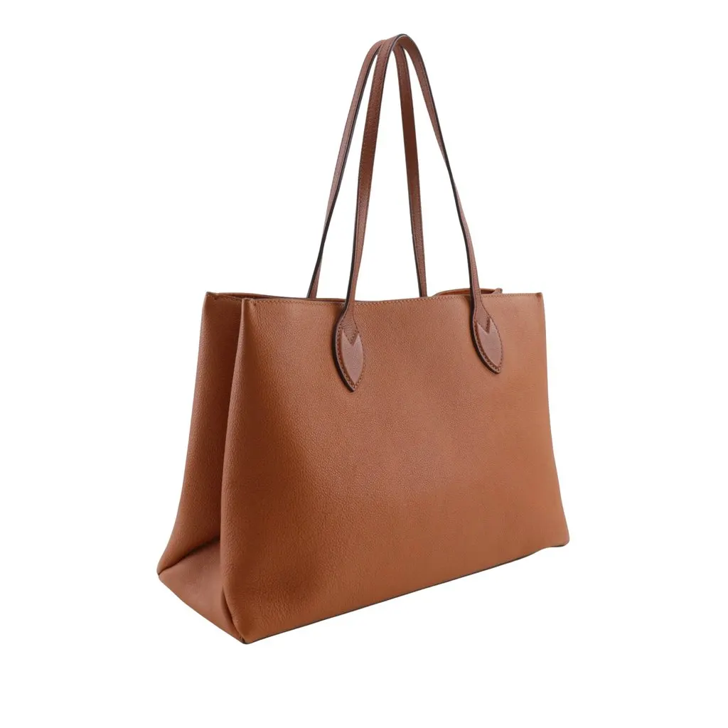 Louis Vuitton Leather Lockme Shopper Tote Brown Leather Very good - Back View