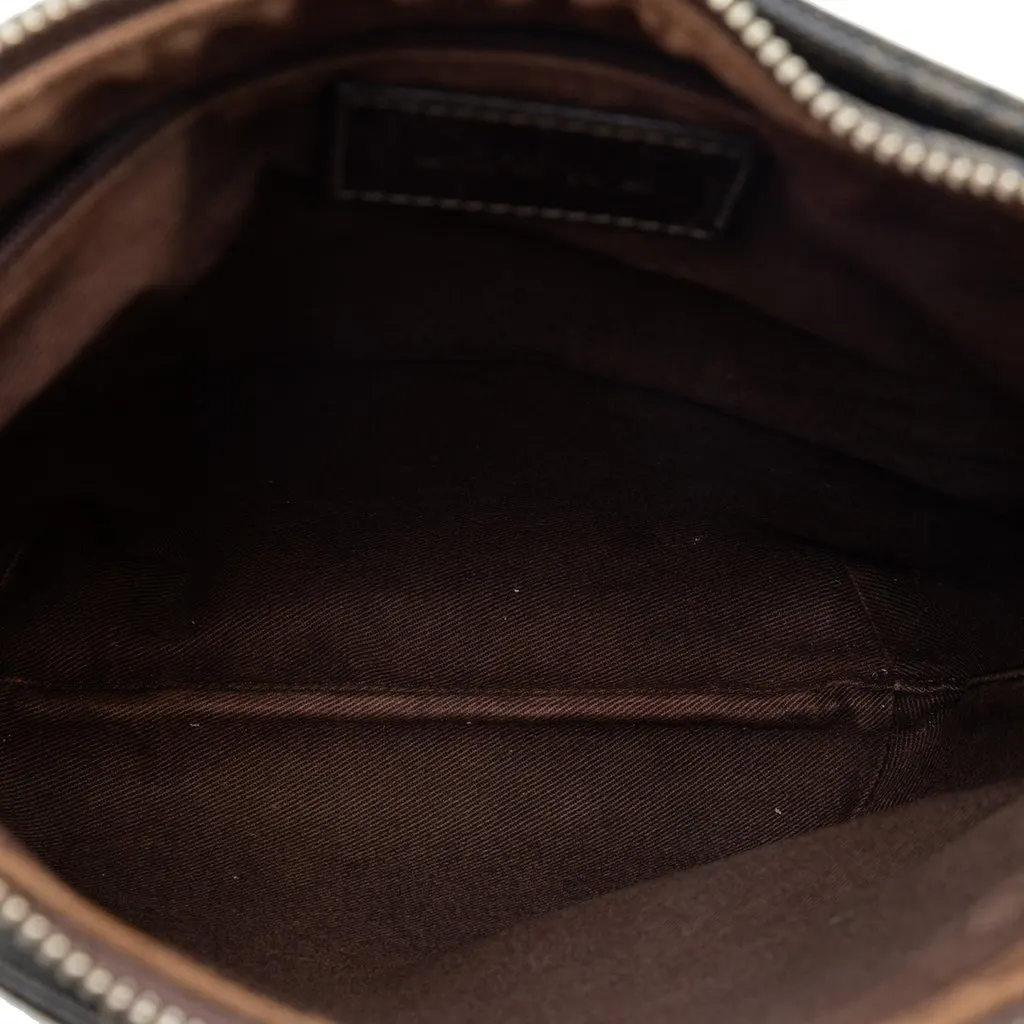 Loewe Anagram Coated Canvas Crossbody Brown Very good - Model View