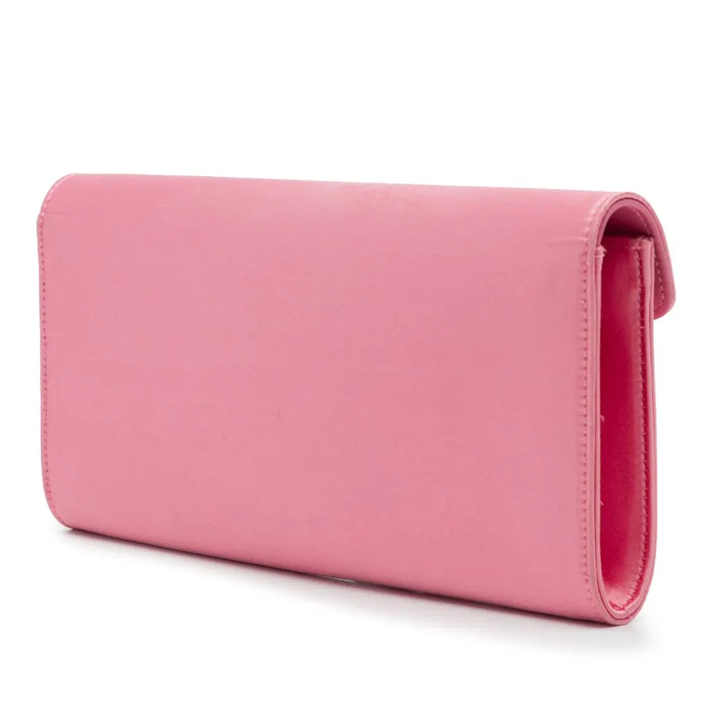Gucci Satin Dionysus Clutch Pink Satin Very good - Back View