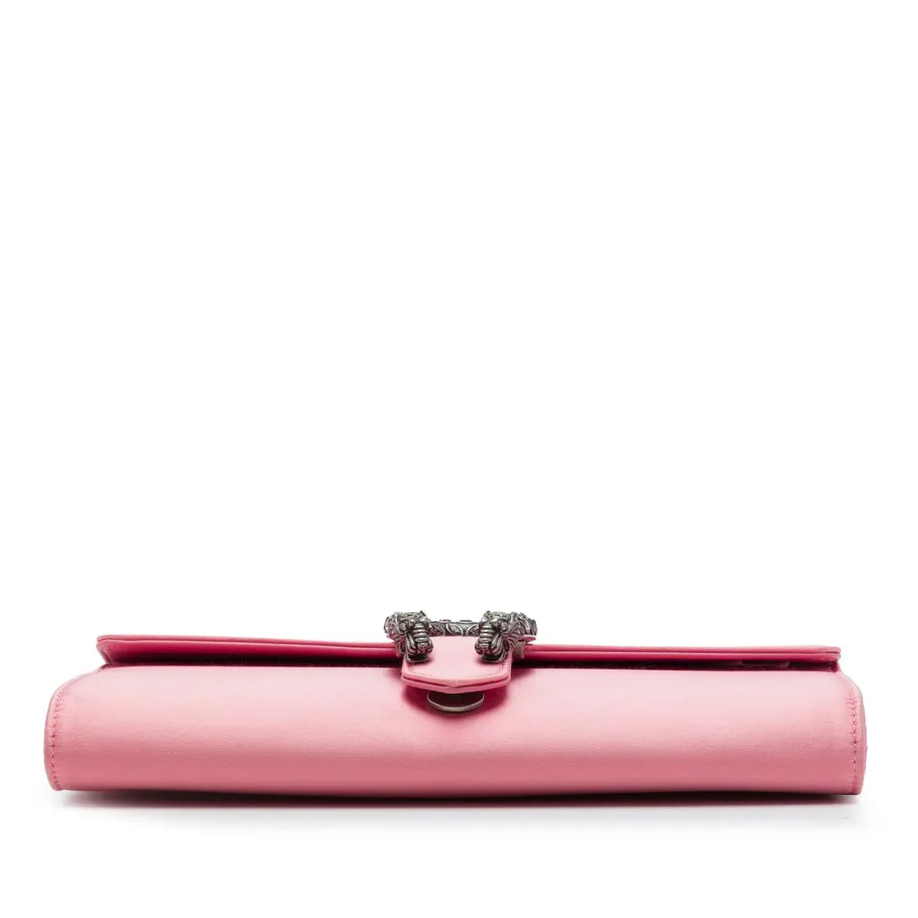 Gucci Satin Dionysus Clutch Pink Satin Very good - Inside View