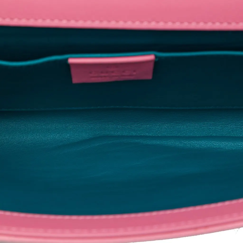Gucci Satin Dionysus Clutch Pink Satin Very good - Model View