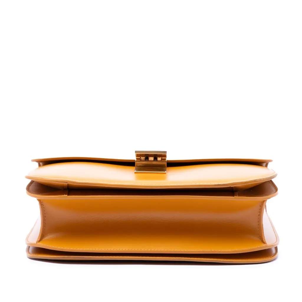 Celine Medium Calfskin Classic Box Brown Leather Very good - Inside View