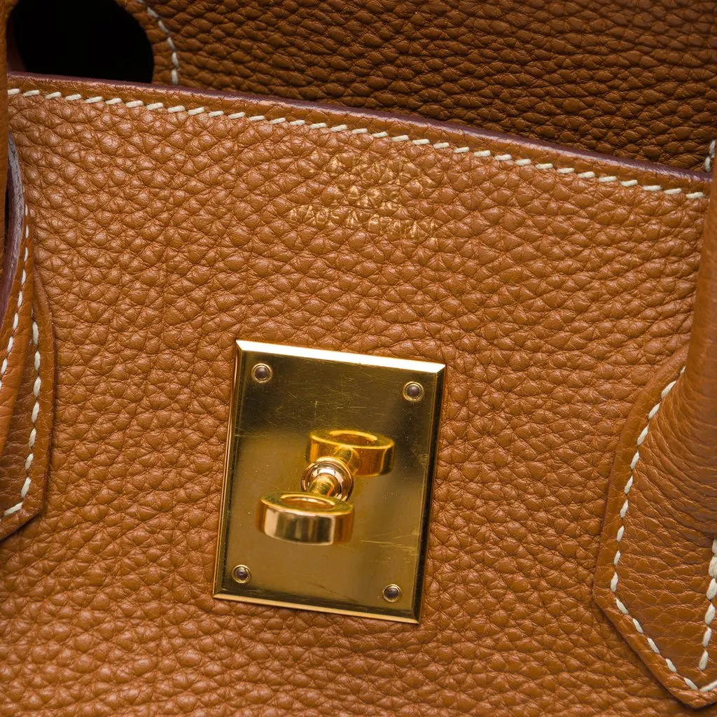 Hermès Togo Birkin Retourne 35 Brown Leather Very good - Box View