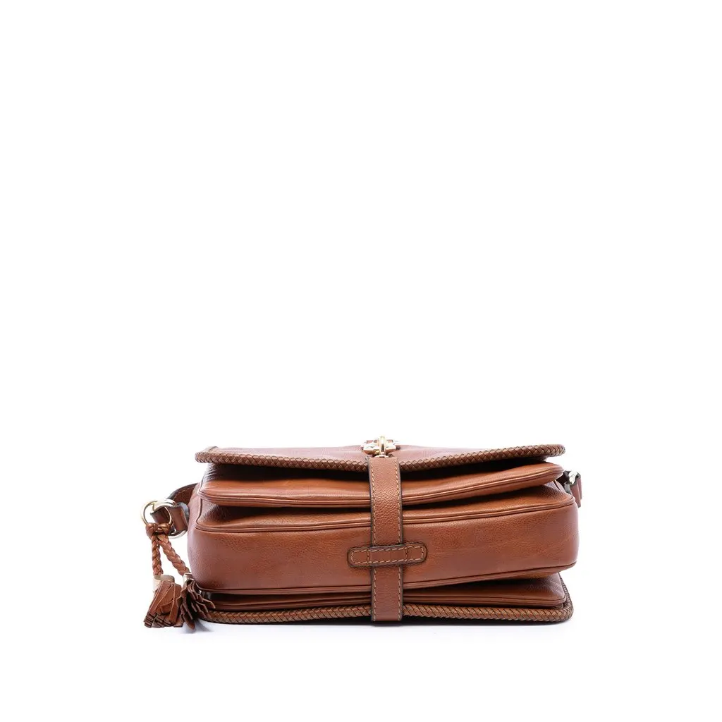 Gucci Calfskin Marrakech Crossbody Brown Leather Very good - Inside View