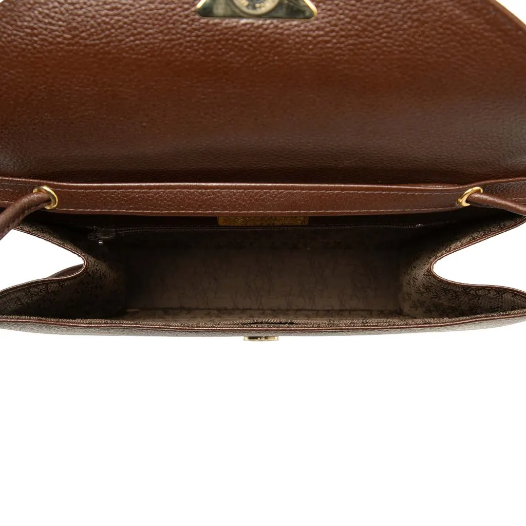 Saint Laurent Leather Crossbody Brown Leather Good - Model View