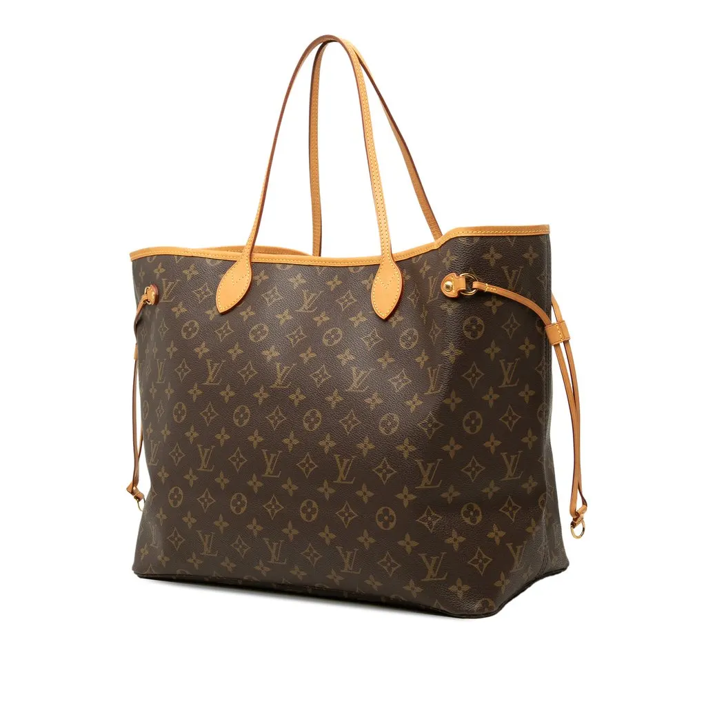 Louis Vuitton Monogram Neverfull GM Brown Very good - Back View