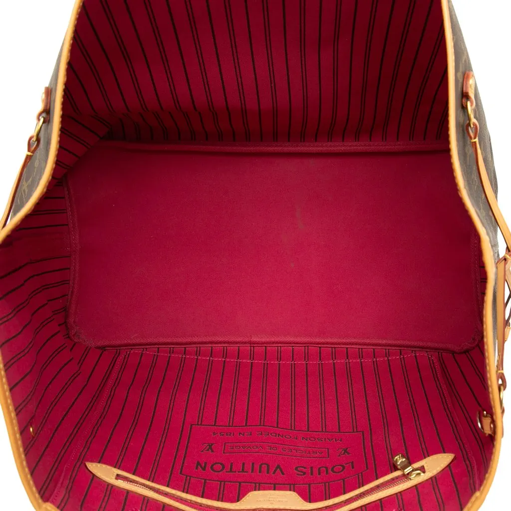 Louis Vuitton Monogram Neverfull GM Brown Very good - Model View