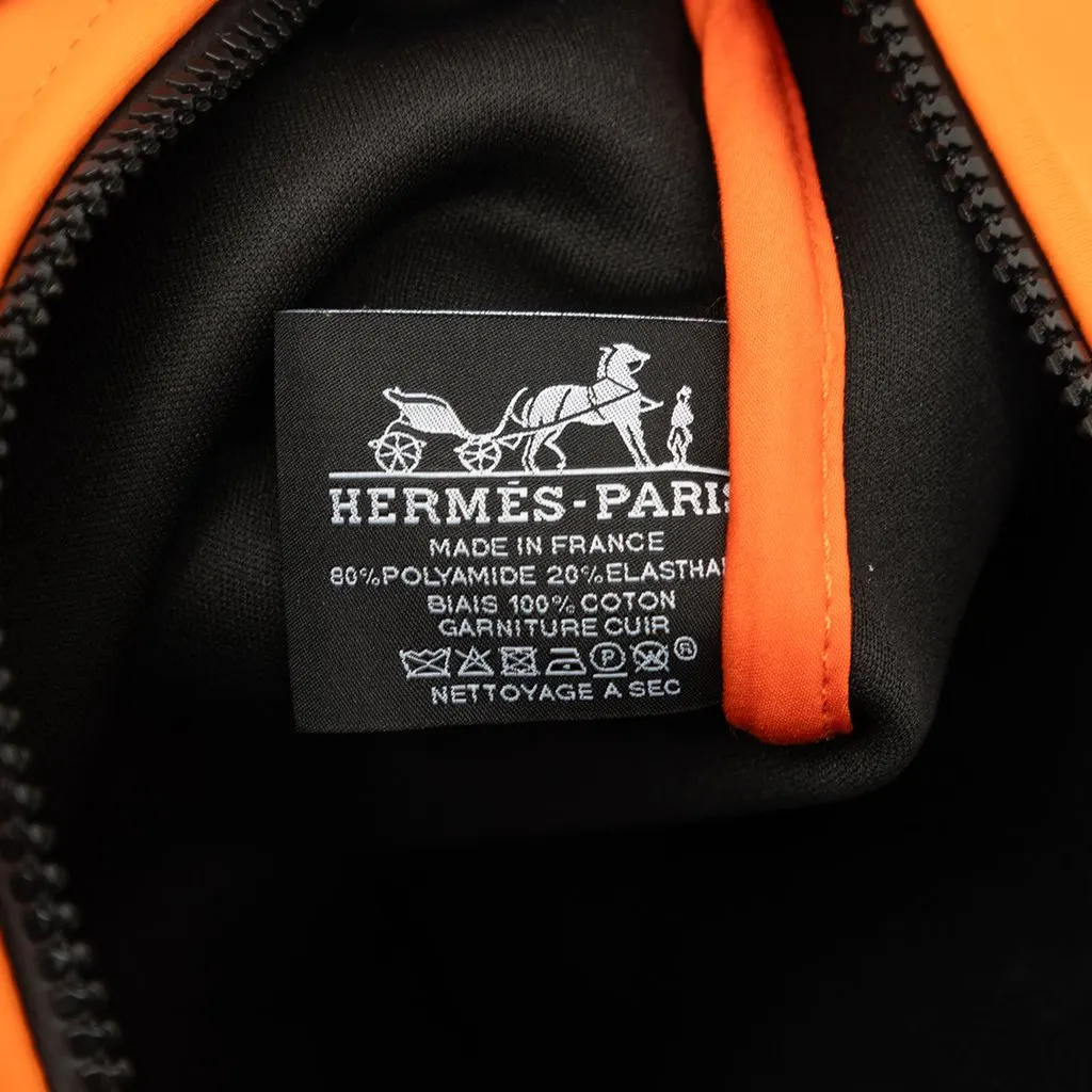 Hermès Medium Neoprene Neobain Case Orange Polyester Very good - Box View