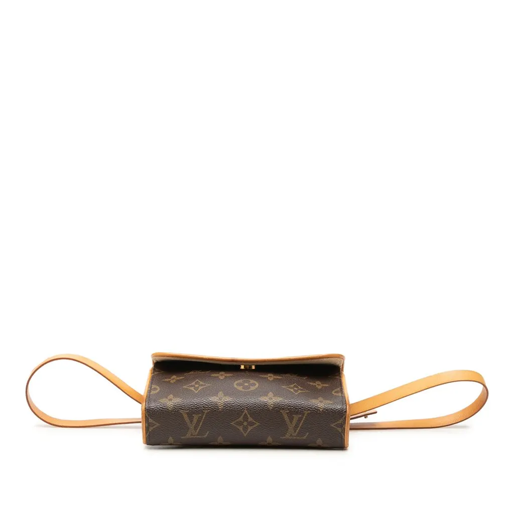 Louis Vuitton Monogram Pochette Florentine Brown Very good - Inside View