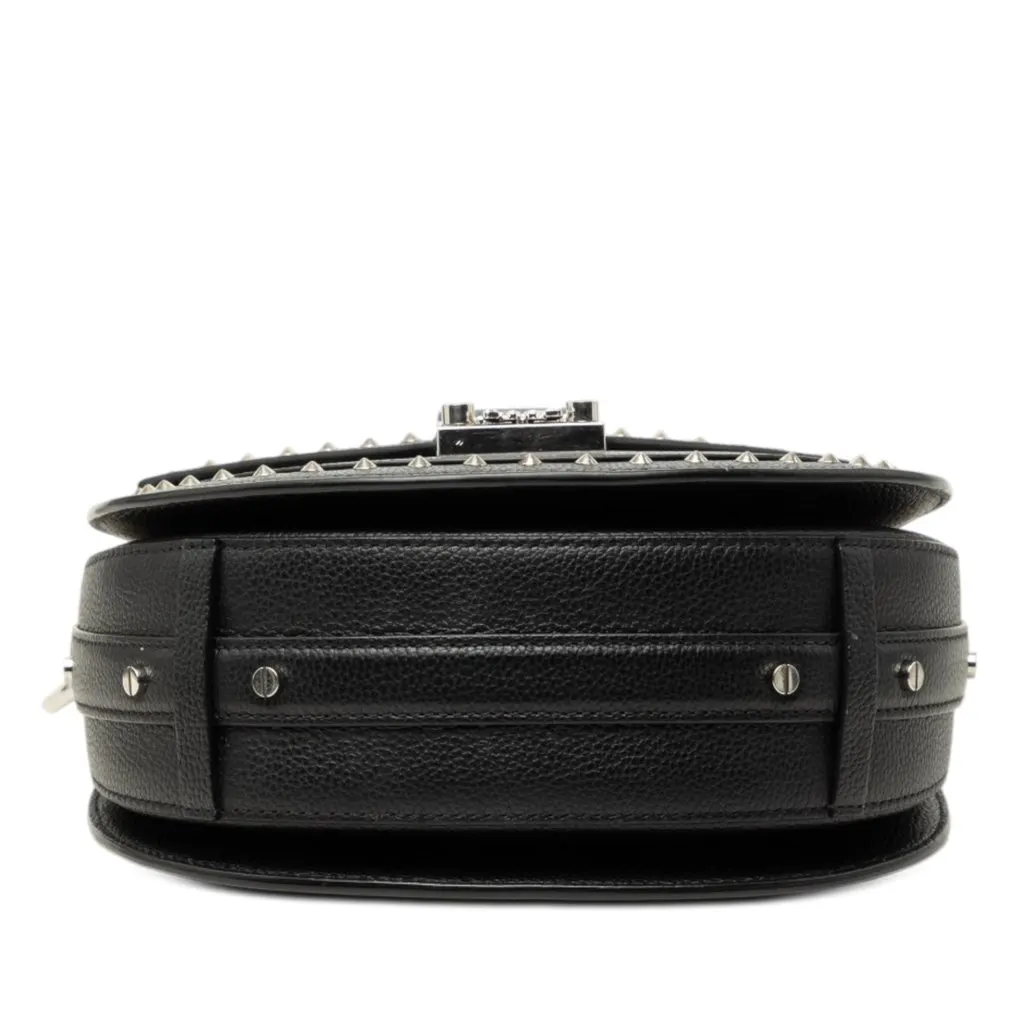 MCM Studded Leather Patricia Satchel Black Leather Very good - Inside View