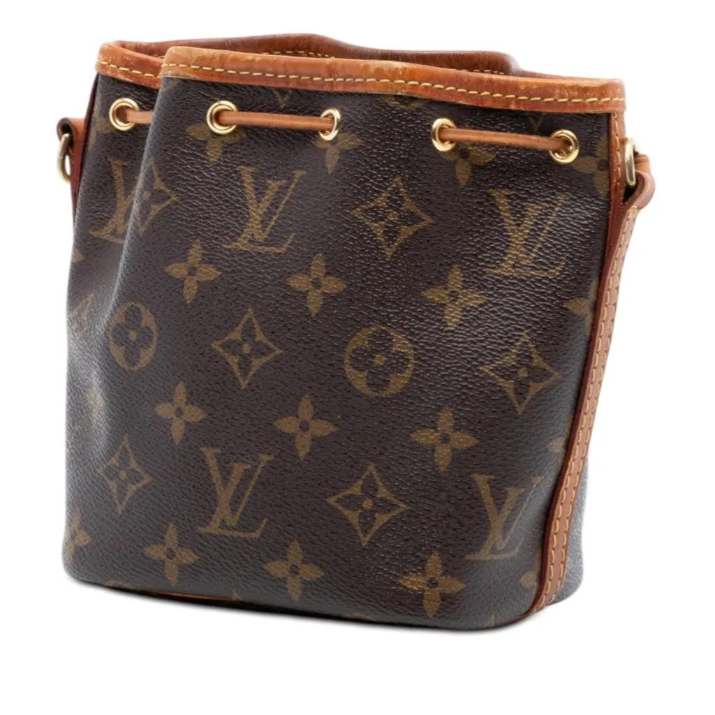 Louis Vuitton Monogram Nano Noe Brown Very good - Back View