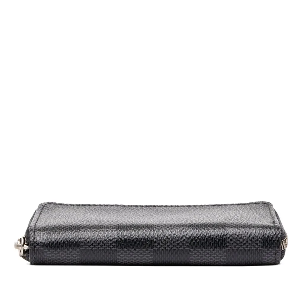 Louis Vuitton Damier Graphite Zippy Coin Pouch Black Canvas Good - Inside View