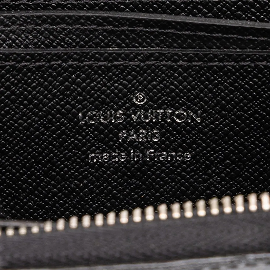 Louis Vuitton Damier Graphite Zippy Coin Pouch Black Canvas Good - Box View
