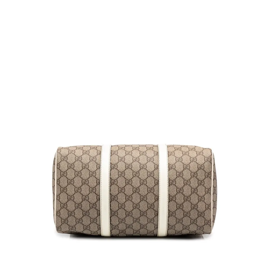 Gucci Medium GG Supreme Joy Boston Bag Beige Canvas Very good - Inside View