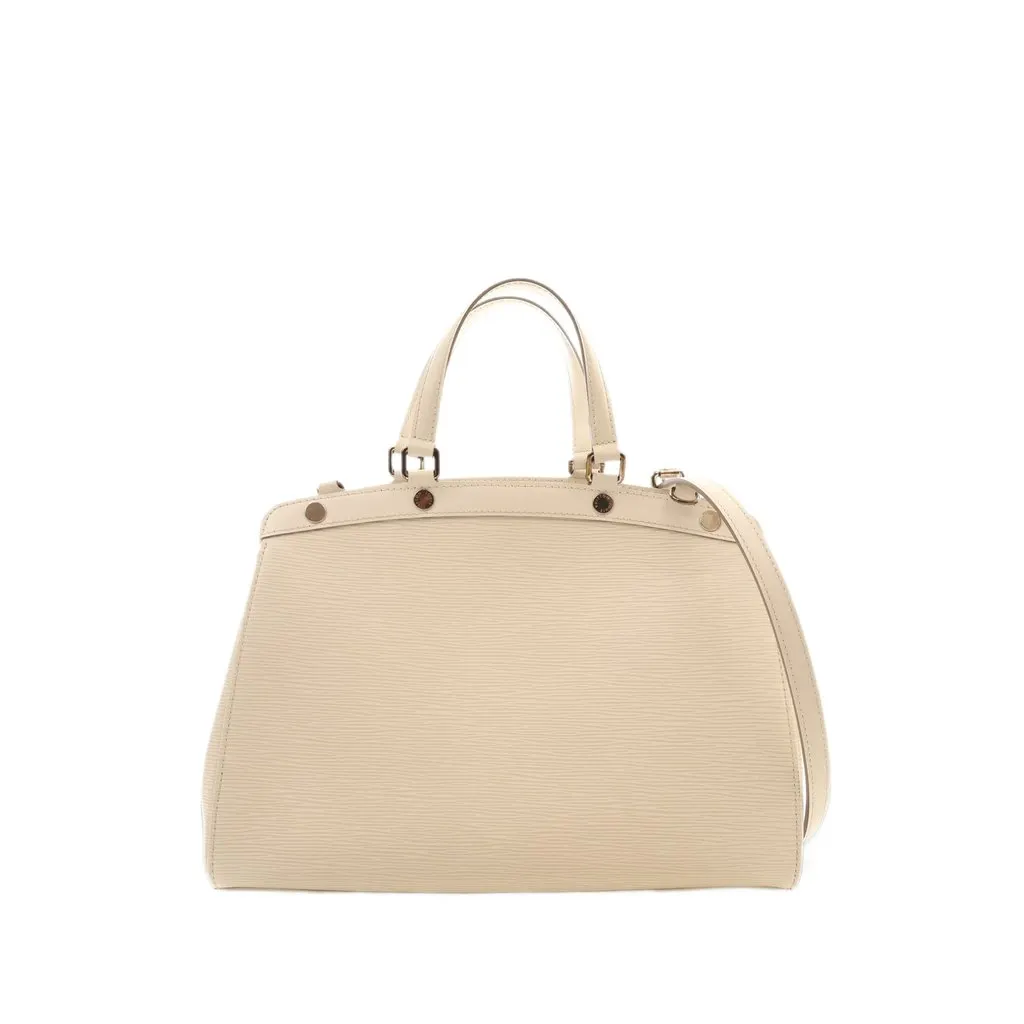 Louis Vuitton Epi Brea MM White Leather Very good - Front View