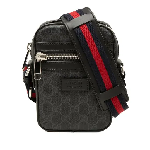 Gucci Mini GG Supreme Web Messenger Bag