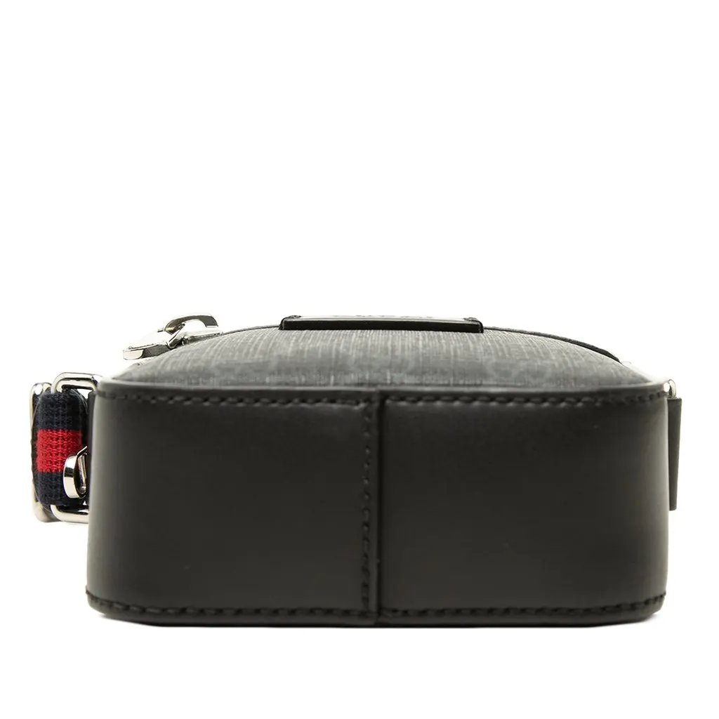 Gucci Mini GG Supreme Web Messenger Bag Black Canvas Very good - Inside View