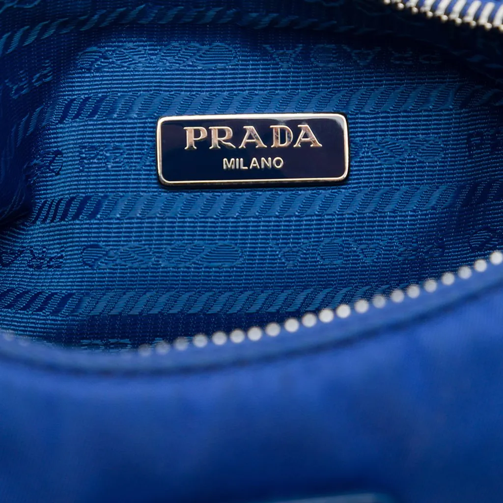 Prada Mini Tessuto Re Edition 2005 Shoulder Bag Blue Polyamide Very good - Box View