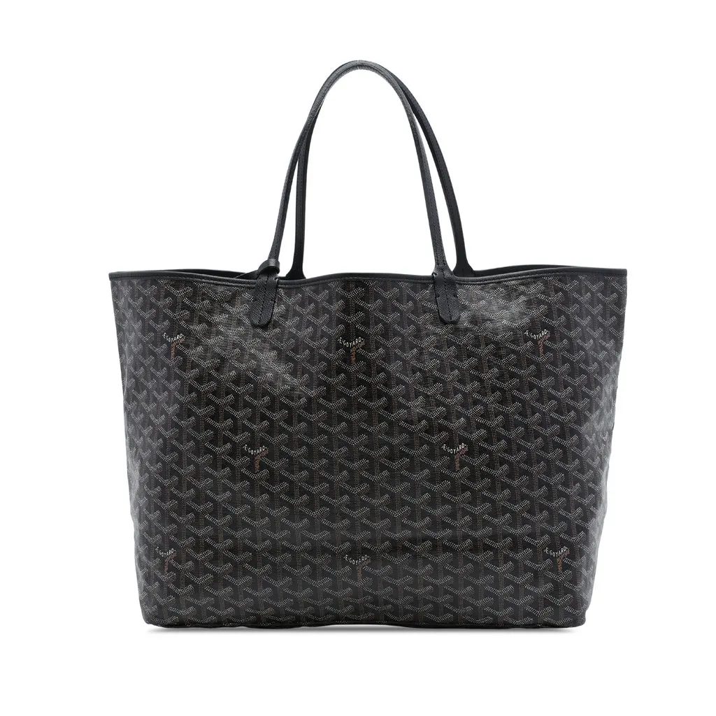 Goyard Goyardine Saint Louis GM Black Very good - Front View