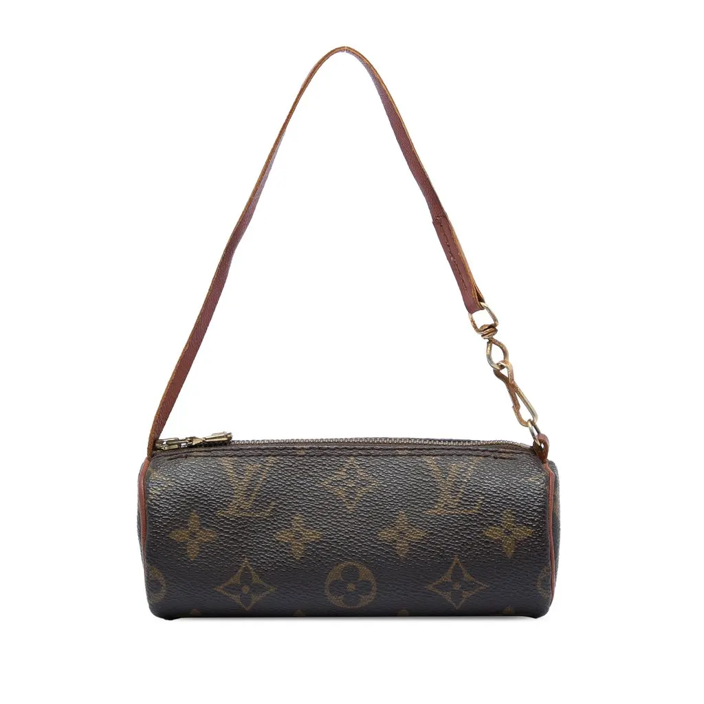 Louis Vuitton Monogram Papillon Pochette Brown Very good - Front View