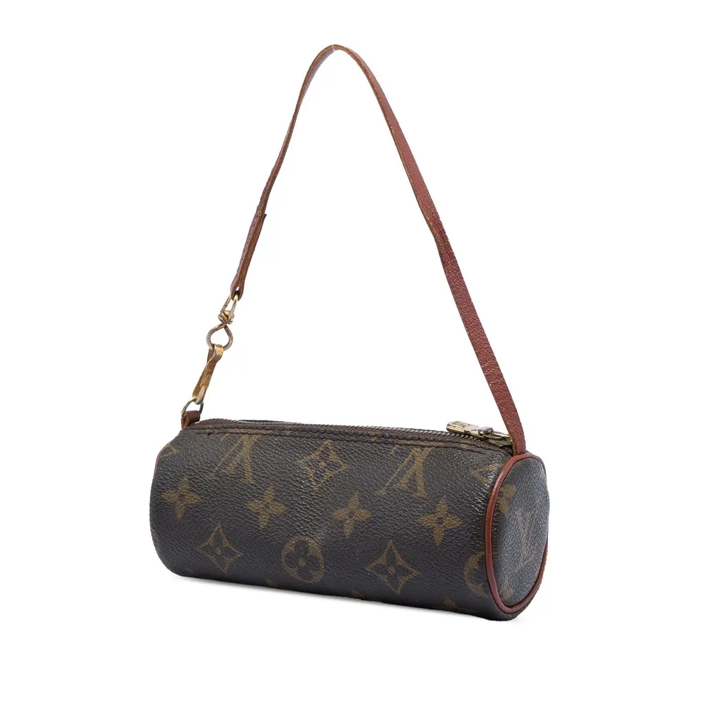Louis Vuitton Monogram Papillon Pochette Brown Very good - Back View