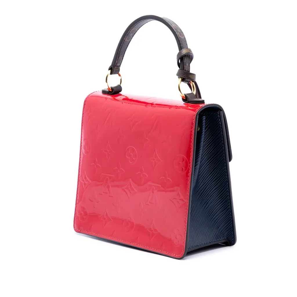 Louis Vuitton Monogram Vernis Spring Street Red Leather Very good - Back View