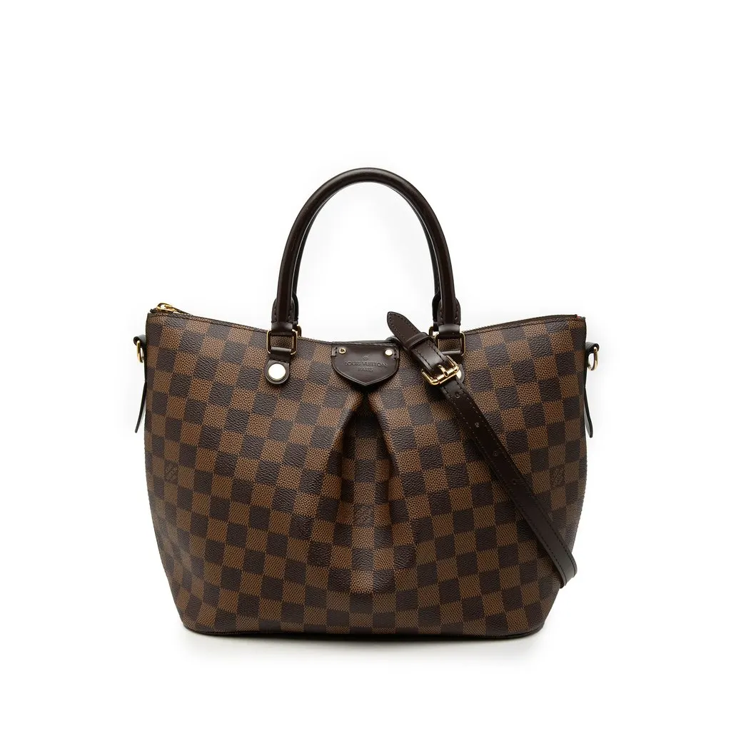 Louis Vuitton Damier Ebene Siena MM Brown Very good - Front View