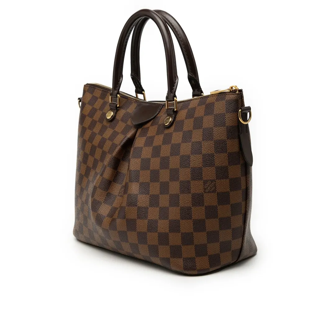 Louis Vuitton Damier Ebene Siena MM Brown Very good - Back View