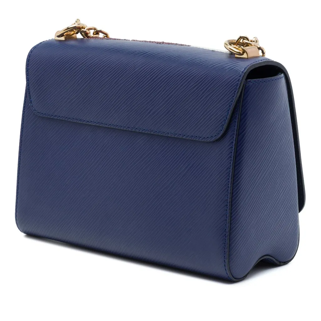 Louis Vuitton Epi Owl Twist MM Blue Leather Very good - Back View