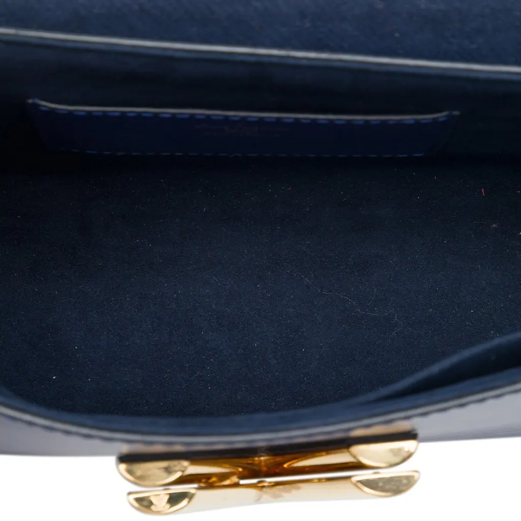 Louis Vuitton Epi Owl Twist MM Blue Leather Very good - Model View