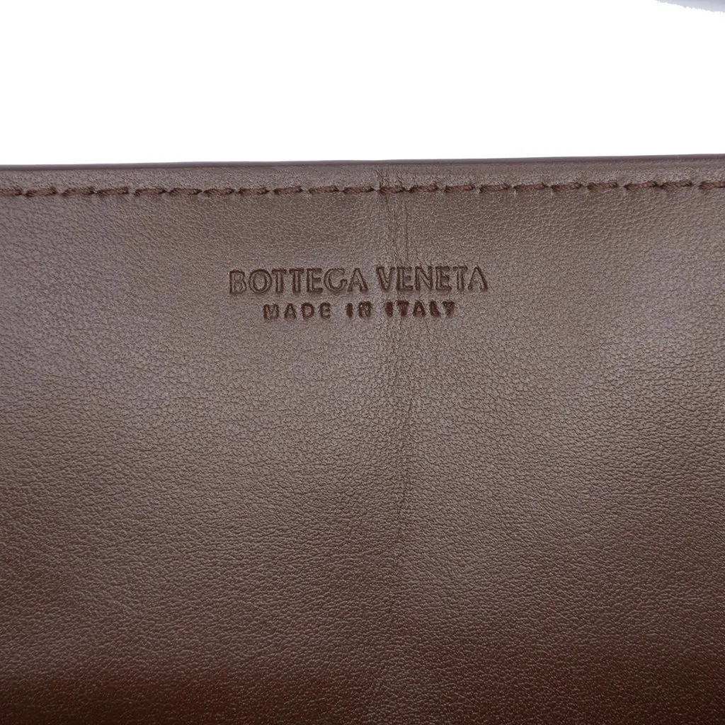 Bottega Veneta Mini Nappa Cassette Crossbody Brown Leather Very good - Box View