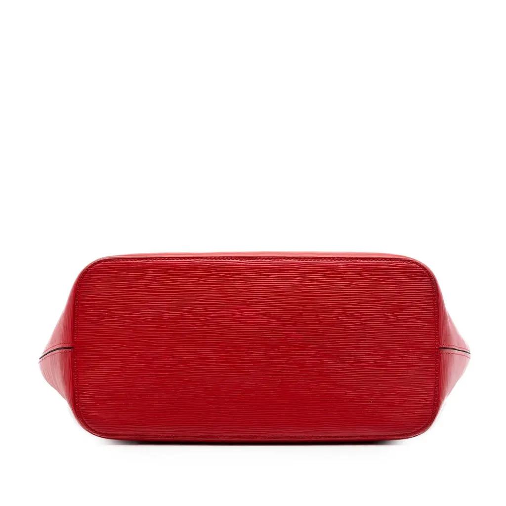 Louis Vuitton Epi Neverfull MM Red Leather Very good - Inside View