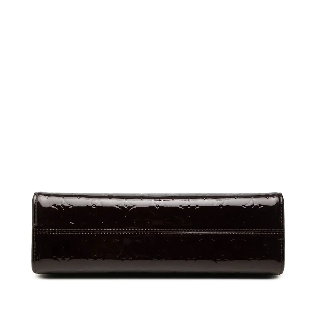 Louis Vuitton Monogram Vernis Roxbury Drive Purple Leather Good - Inside View